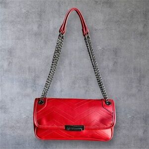 Melie Bianco Andie Quilted Vegan Leather Shoulder Crossbody Bag - NWOT